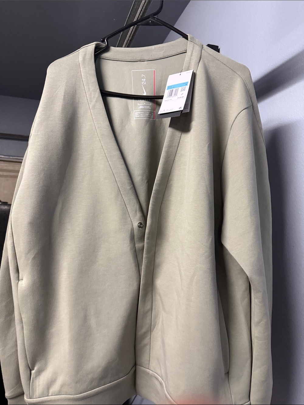 Nike ACG Olive Green V‑Neck Bomber Jacket